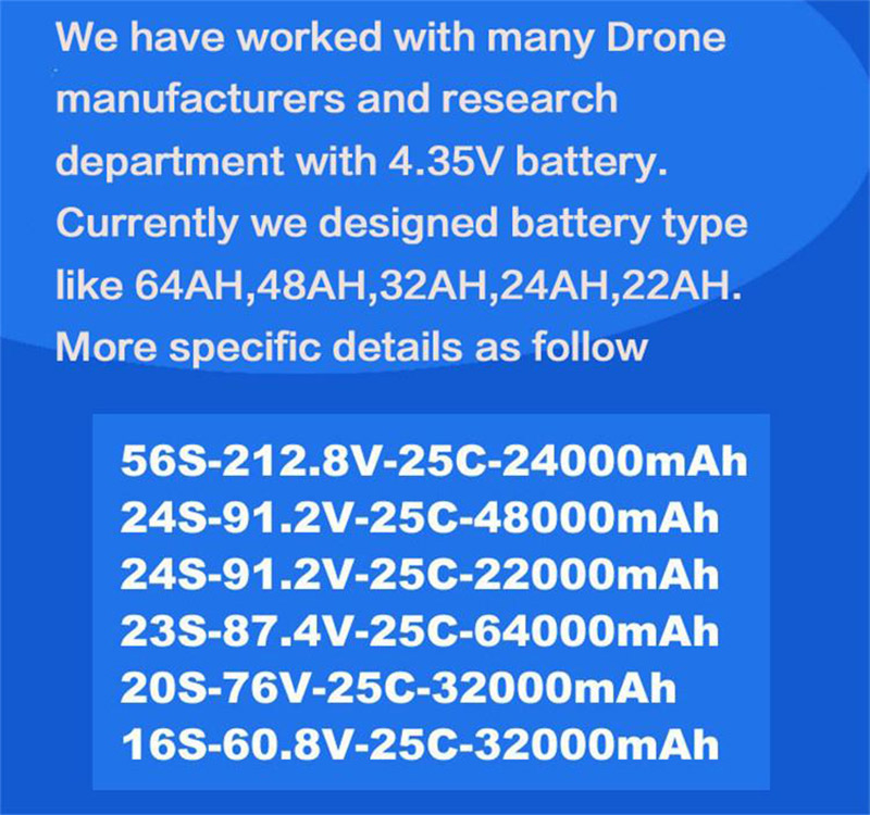 lipo drone battery 23s 25c 44ah for multirotor 3
