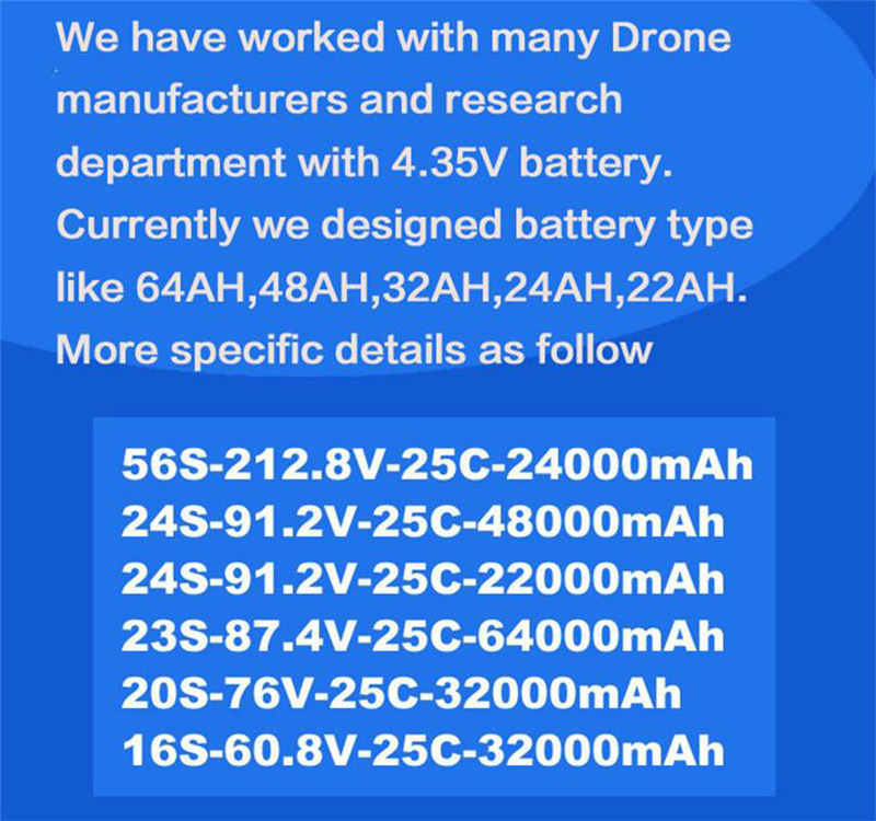 lipo drone battery 23s 25c 64ah for quadcopter 2